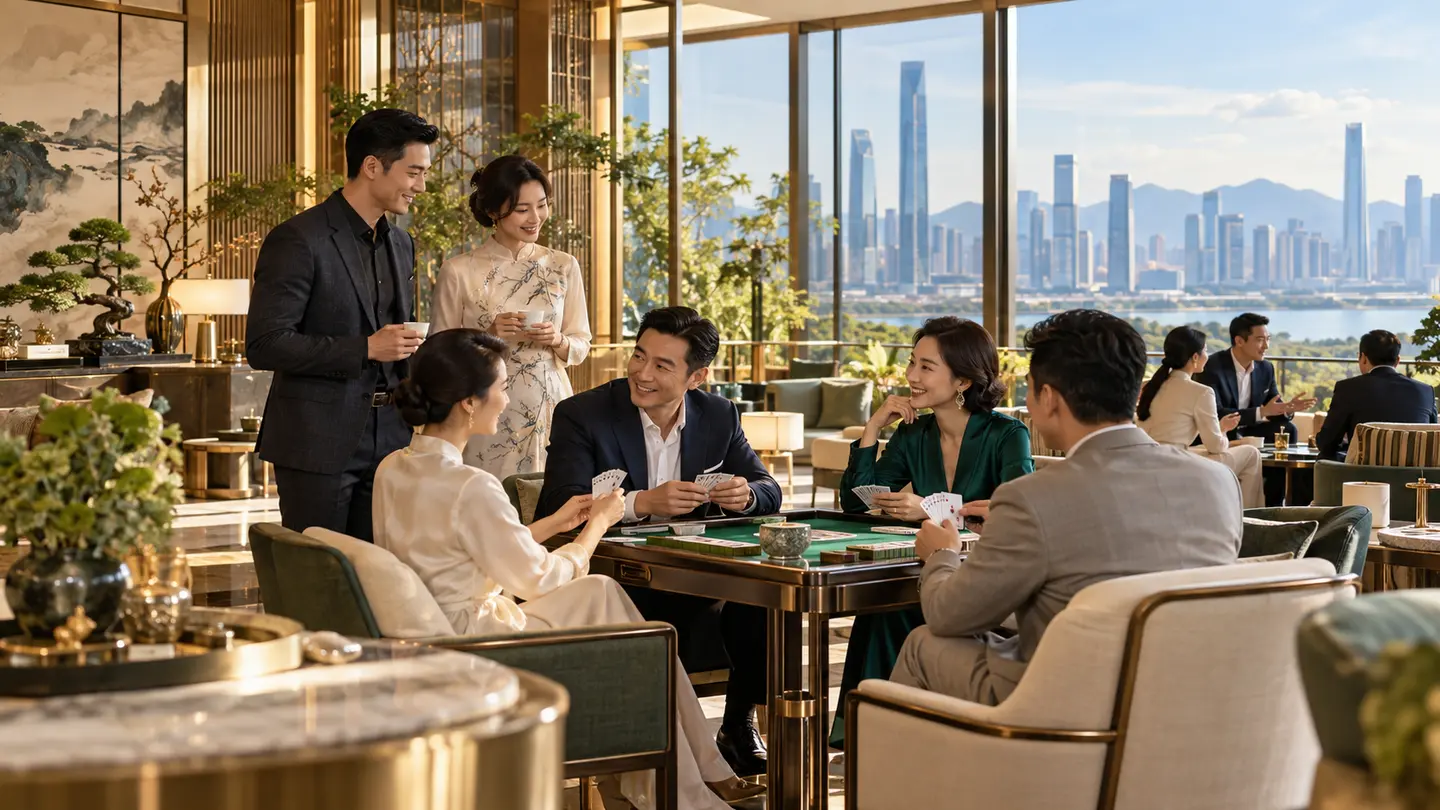 组织之间,先从一张牌桌相识
